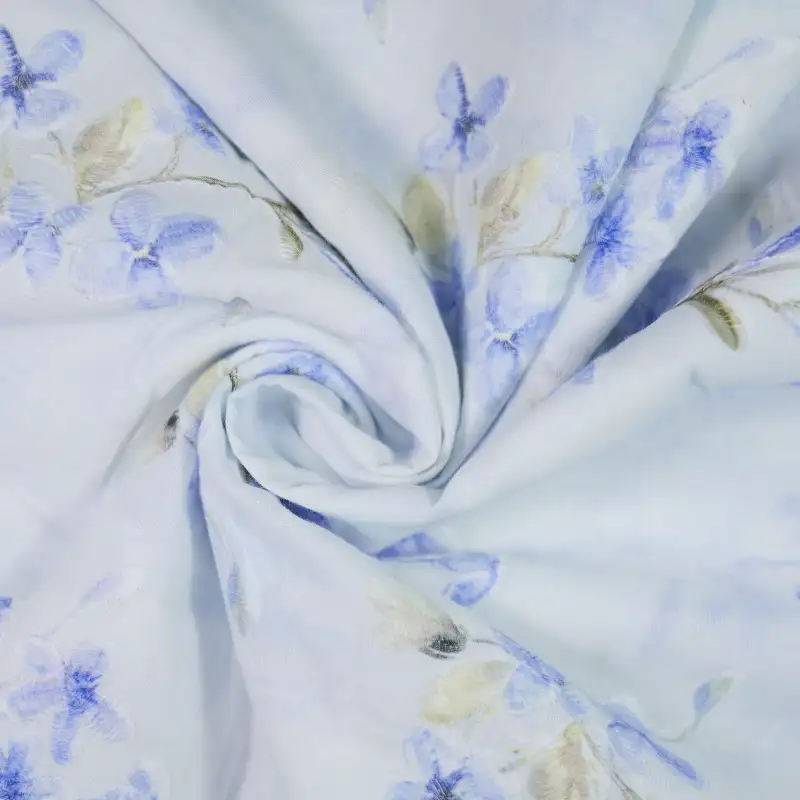 China Fabric for Skirt,Kids Overalls Dress,Kids Ruffle Straps Dress,Lace-Up V-Neck Crop Top Cotton Plain Natural Woven Fabric Cotton blue color buy from China wholesaler bulk order at wholesale price free worldwide shipping Alibaba