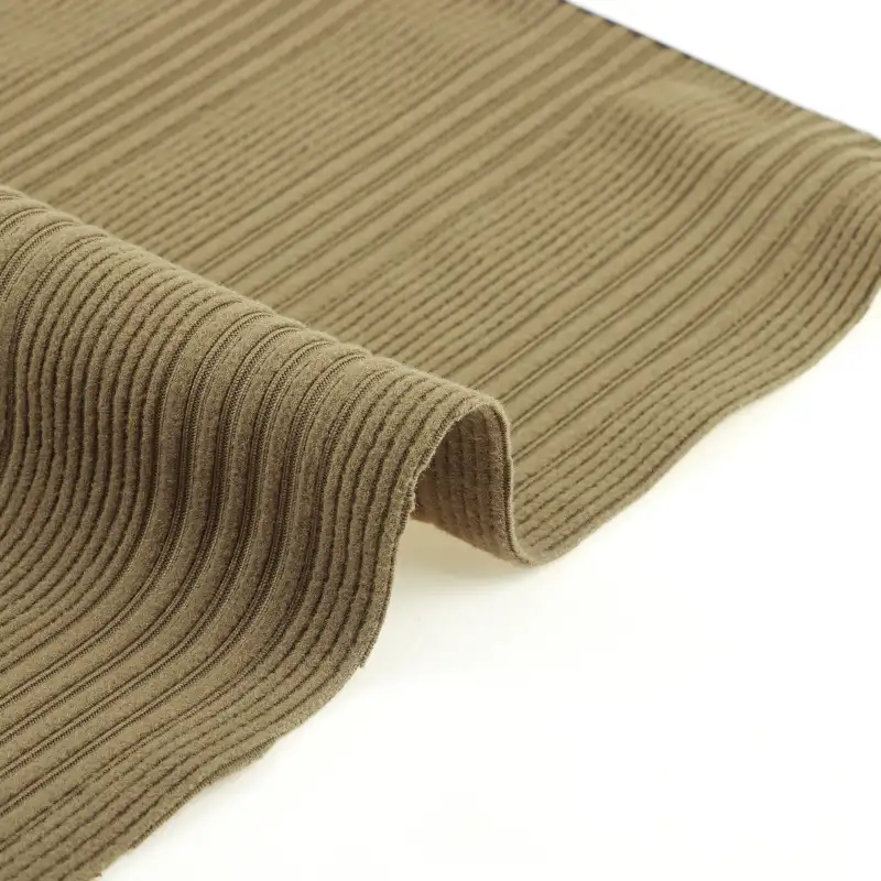 China Fabric for T-Shirt,Men’s Vest (Sweater),Half-Zipper Cardigan (Sweater),Shirt Half Sleeve Zipper (Sweater),Dresses (Cardigan Open) (Sweater) Rib Knit Fabric Polyester Spandex green color buy from China wholesaler bulk order at wholesale price free worldwide shipping Alibaba