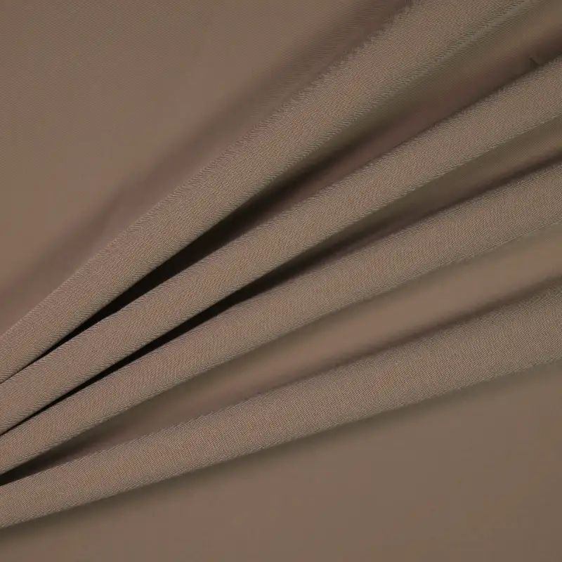 China Fabric for Shirt,Pants,Jackets,Suit Twill Synthetic Woven Fabric Polyester dark coffee color buy from China wholesaler bulk order at wholesale price free worldwide shipping Alibaba