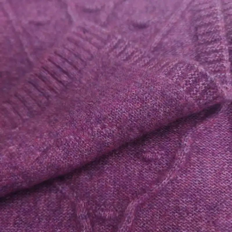 China Yarn for Open Cardigan (Sweater),Full-Zipper Cardigan (Sweater),Half-Zipper Cardigan (Sweater) Mossy Yarn Fancy Yarn Recycled Polyester Polyester Wool Spandex purple color buy from China wholesaler bulk order at wholesale price free worldwide shipping Alibaba