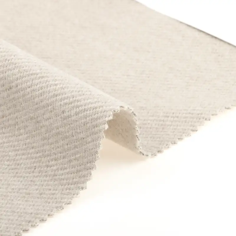 China Fabric for Blazer,Blouse,Overcoat,Waist coat,Wide Leg Trousers Woolen Twill Woolen Polyester Rayon Acrylic Beige color buy from China wholesaler bulk order at wholesale price free worldwide shipping Alibaba