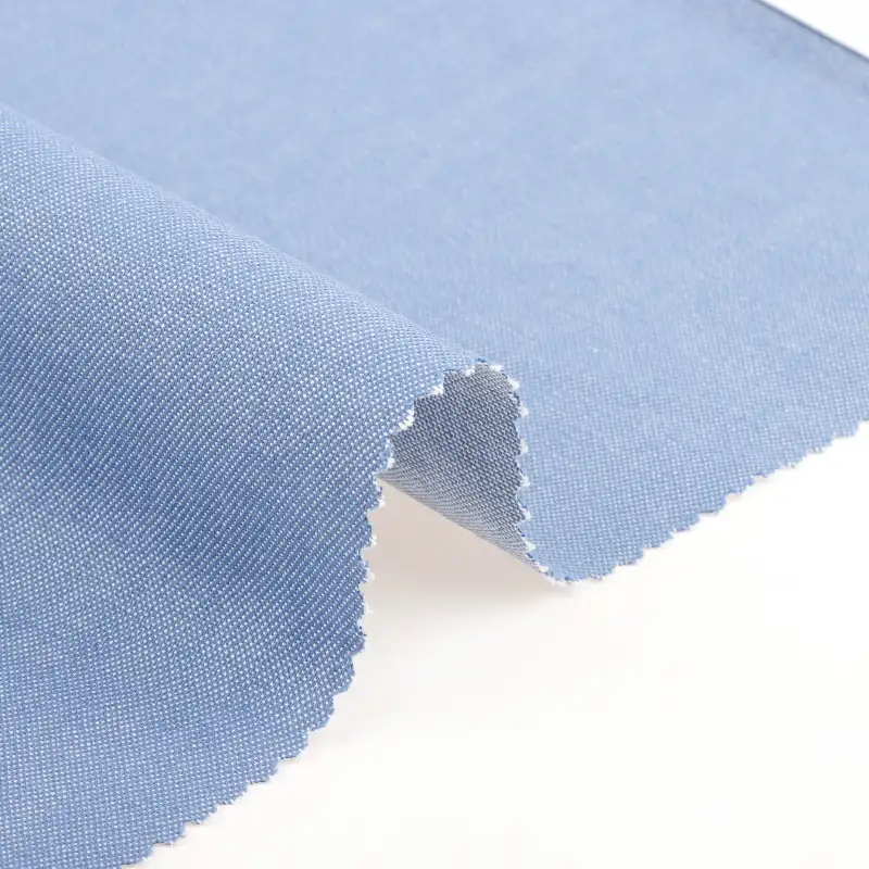 China Fabric for Shirt,Blouse,Skirt,Shorts,Kids Peter Pan Collar Dress Cotton YD Twill Natural Woven Fabric Cotton BLUE color buy from China wholesaler bulk order at wholesale price free worldwide shipping Alibaba