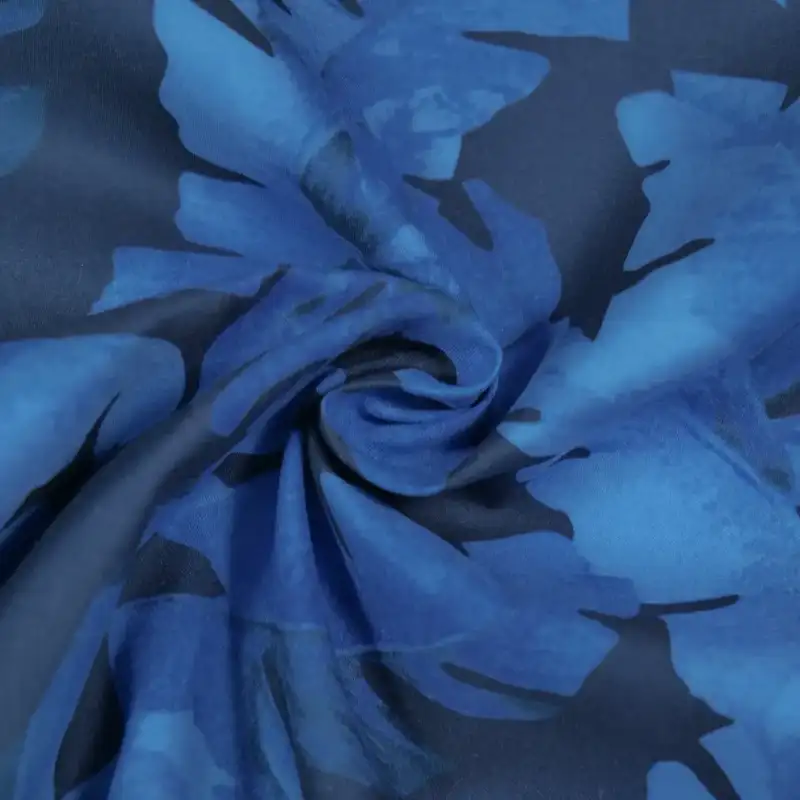 China Fabric for Shirt,Crop Top,Skirt Twill Synthetic Woven Fabric Polyester blue color buy from China wholesaler bulk order at wholesale price free worldwide shipping Alibaba