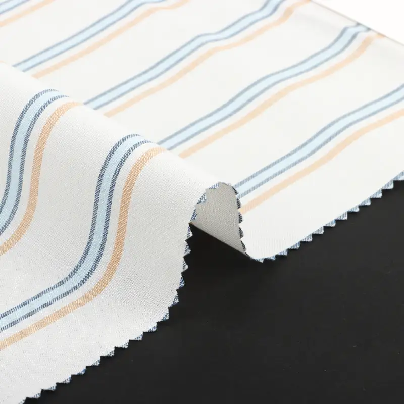 China Fabric for Shirt,Blouse,Skirt,Shorts Yarn Dyed Stripe Natural Woven Fabric Cotton stripe color buy from China wholesaler bulk order at wholesale price free worldwide shipping Alibaba
