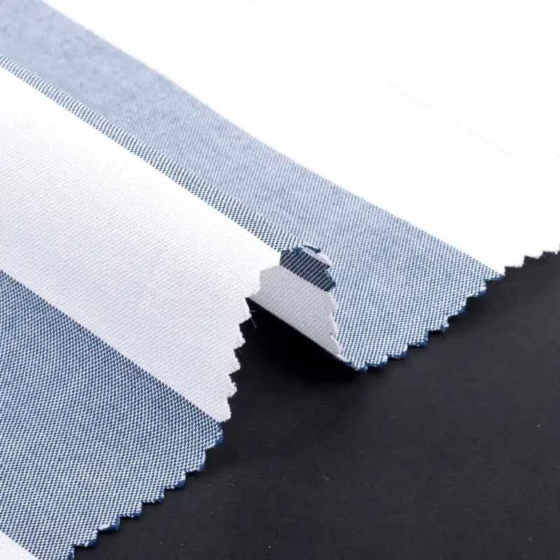 China Fabric for Shirt,Blouse,Skirt,Shorts Oxford Natural Woven Fabric Cotton Stripe color buy from China wholesaler bulk order at wholesale price free worldwide shipping Alibaba