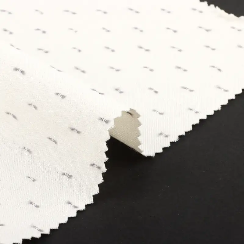 China Fabric for Shirt,Blouse,Skirt,Shorts Cotton Cut Flower Natural Woven Fabric Cotton WHITE color buy from China wholesaler bulk order at wholesale price free worldwide shipping Alibaba