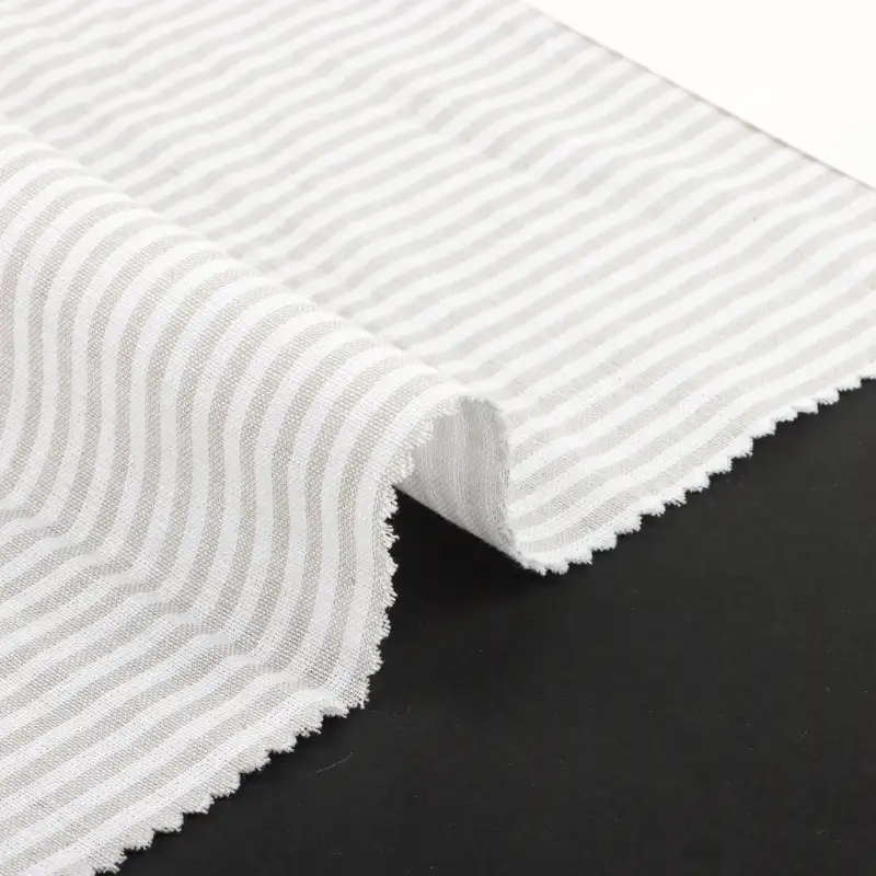 China Fabric for Shirt,Blouse,Skirt,Loungewear Cotton Double Layer Natural Woven Fabric Cotton Stripe color buy from China wholesaler bulk order at wholesale price free worldwide shipping Alibaba