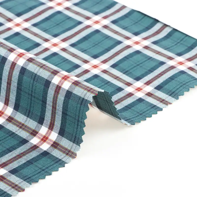 China Fabric for Shirt,Blouse,Skirt,Shorts Yarn Dyed Check Natural Woven Fabric Cotton Check color buy from China wholesaler bulk order at wholesale price free worldwide shipping Alibaba