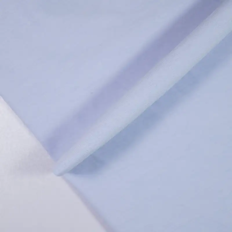 China Fabric for Pants,Skirt,Tracksuits Slub Fabric Knit Fabric Polyester baby blue color buy from China wholesaler bulk order at wholesale price free worldwide shipping Alibaba