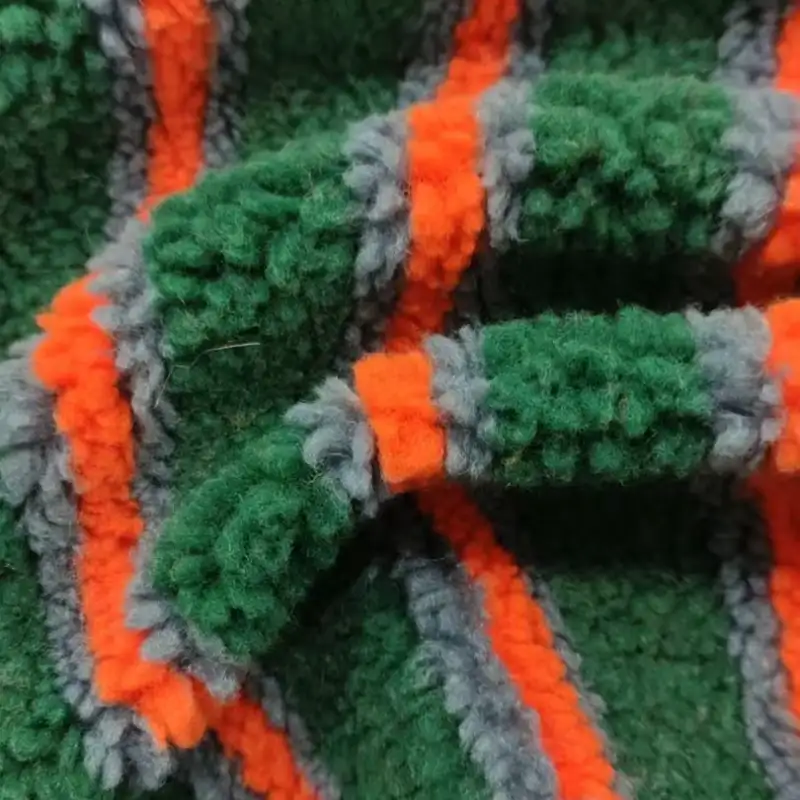 China Fabric for Jackets,Hoodie,Overcoat Sherpa Knit Fabric Polyester green color buy from China wholesaler bulk order at wholesale price free worldwide shipping Alibaba