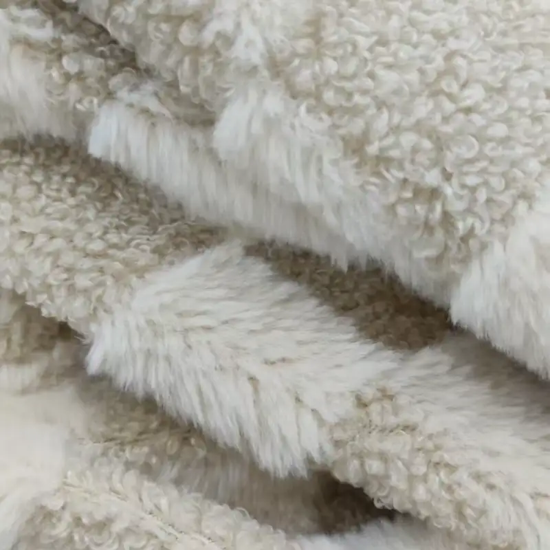China Fabric for Jackets,Hoodie,Overcoat Tricot Brush Knit Fabric Polyester beige color buy from China wholesaler bulk order at wholesale price free worldwide shipping Alibaba