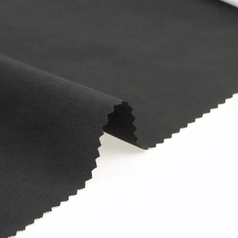 China Fabric for Pants,Jackets,Down Jacket,Padded Jacket Four-way Stretch (Bi-Stretch) Woven Blended Fabric Polyester Spandex BLACK color buy from China wholesaler bulk order at wholesale price free worldwide shipping Alibaba