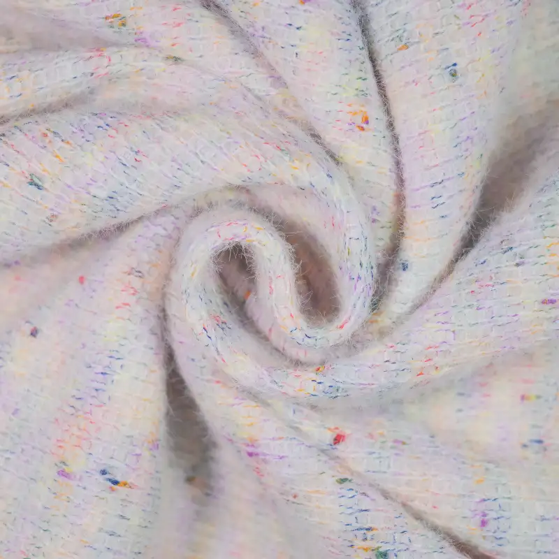 China Fabric for Hoodie,Kids Bow Accent Sleeveless Top,Long Sleeve Base Layer Top,Ruched Cuffs Big Collar Top Jacquard Knit Fabric Polyester Nylon colorful color buy from China wholesaler bulk order at wholesale price free worldwide shipping Alibaba