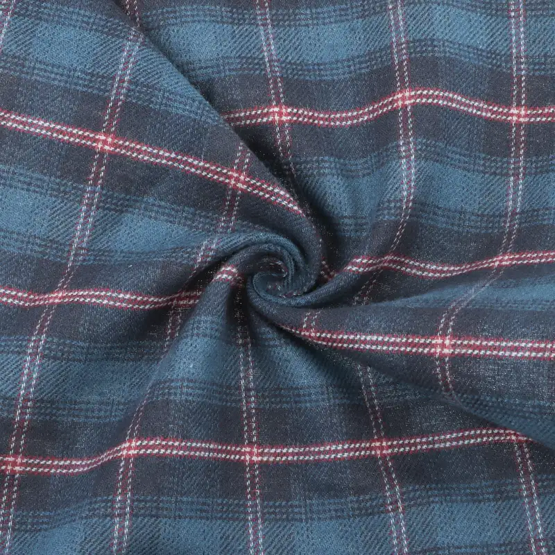 China Fabric for Shirt,Blouse,Skirt,Pleated Midi Skirt,Kids Short Sleeve Peter Pan Collar Pleated Dress Yarn Dyed Check Natural Woven Fabric Cotton Check color buy from China wholesaler bulk order at wholesale price free worldwide shipping Alibaba