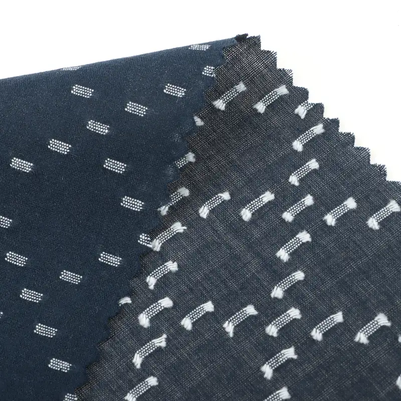 China Fabric for Shirt,Blouse,Skirt,Kids Short Sleeve Peter Pan Collar Pleated Dress Cotton Cut Flower Natural Woven Fabric Cotton Navy color buy from China wholesaler bulk order at wholesale price free worldwide shipping Alibaba