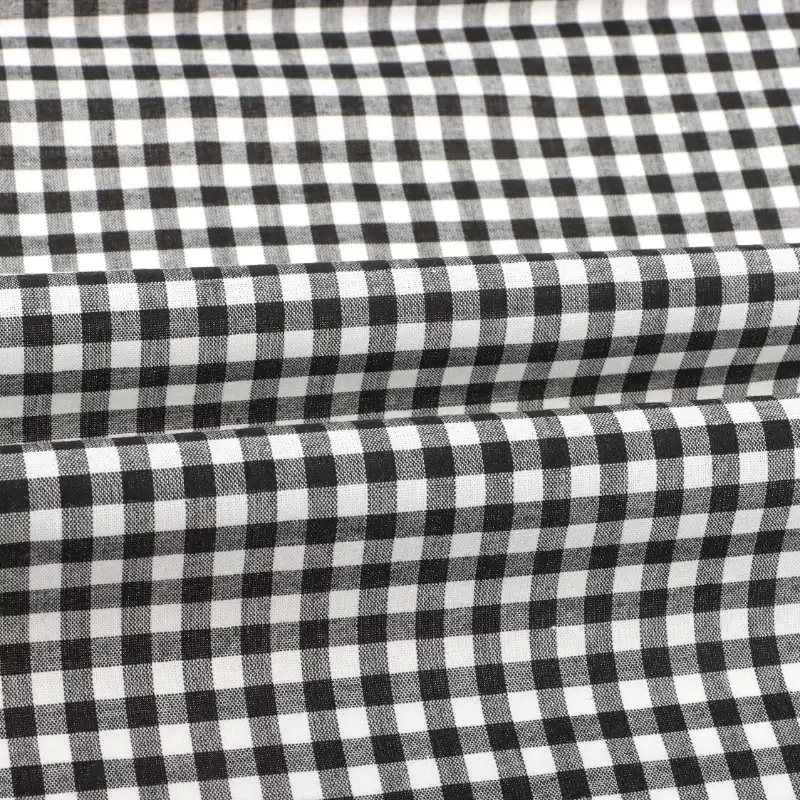 China Fabric for Shirt,Blouse,Skirt,Shorts,Kids Peter Pan Collar Dress Yarn Dyed Check Natural Woven Fabric Cotton Check color buy from China wholesaler bulk order at wholesale price free worldwide shipping Alibaba