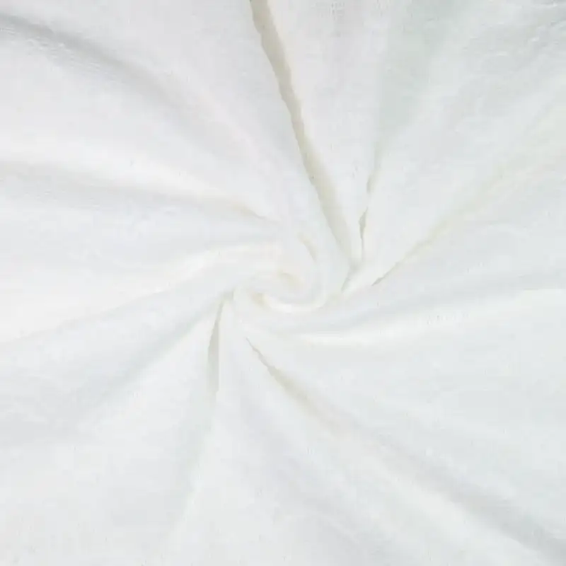 China Fabric for Skirt,Kids Lace Trim Dress,Lace-Up V-Neck Crop Top Lace Knit Fabric Polyester Spandex rice color buy from China wholesaler bulk order at wholesale price free worldwide shipping Alibaba