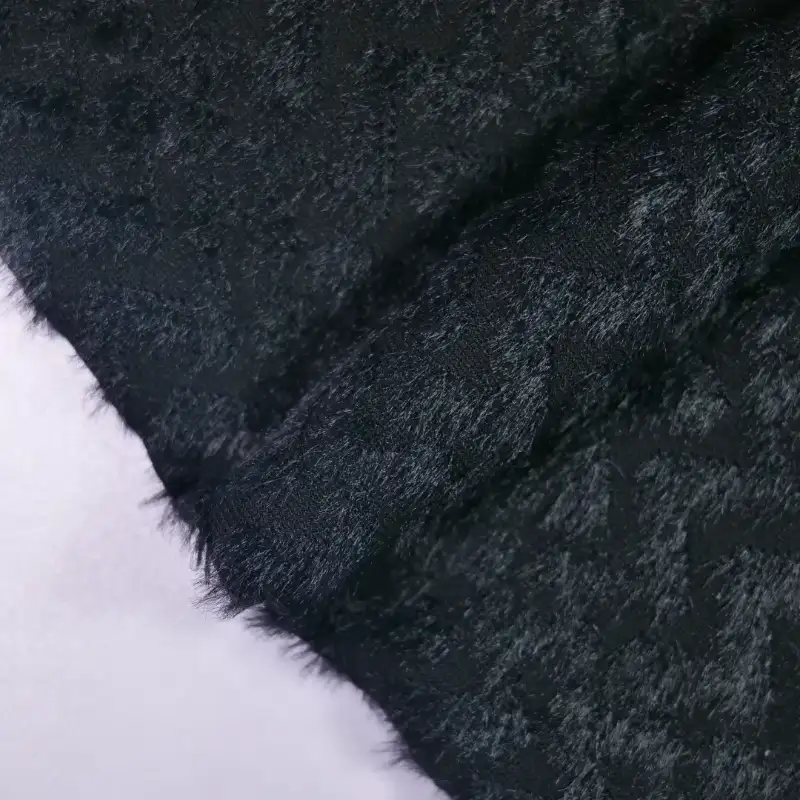 China Fabric for Skirt,Hoodie,Trench Coat Lace Knit Fabric Polyester Rayon Spandex black color buy from China wholesaler bulk order at wholesale price free worldwide shipping Alibaba