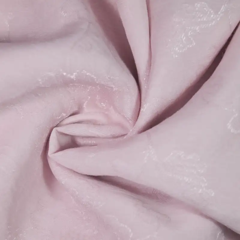 China Fabric for Shirt,Skirt,Kids Puff Sleeve Tier Dress,Backless Beach Dress Jacquard Woven Blended Fabric Polyester Nylon pink color buy from China wholesaler bulk order at wholesale price free worldwide shipping Alibaba