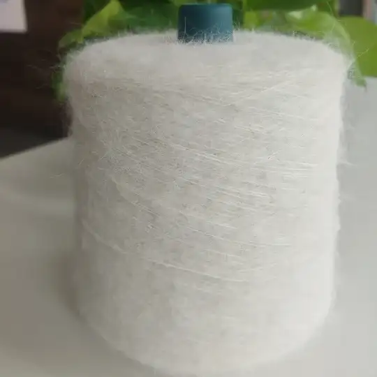 China Yarn for Open Cardigan (Sweater),Full-Zipper Cardigan (Sweater),Half-Zipper Cardigan (Sweater) Mossy Yarn Fancy Yarn Polyester Recycled Polyester Acrylic Wool Spandex white color buy from China wholesaler bulk order at wholesale price free worldwide shipping Alibaba