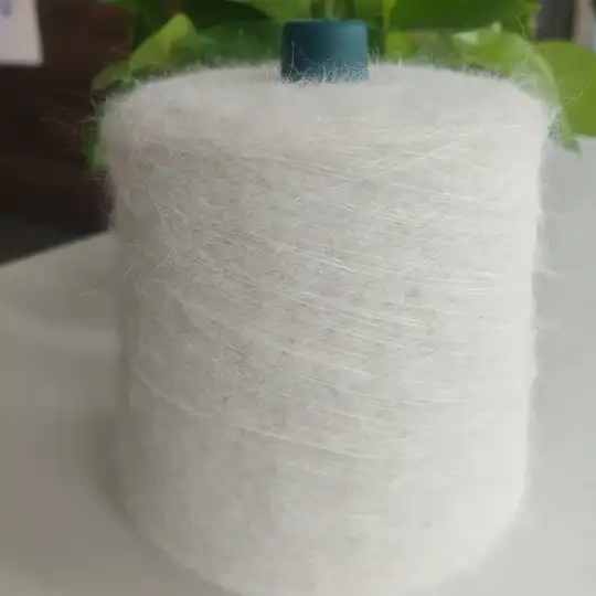 China Yarn for Open Cardigan (Sweater),Full-Zipper Cardigan (Sweater),Half-Zipper Cardigan (Sweater) Mossy Yarn Fancy Yarn Polyester Nylon Acrylic Wool Spandex white color buy from China wholesaler bulk order at wholesale price free worldwide shipping Alibaba