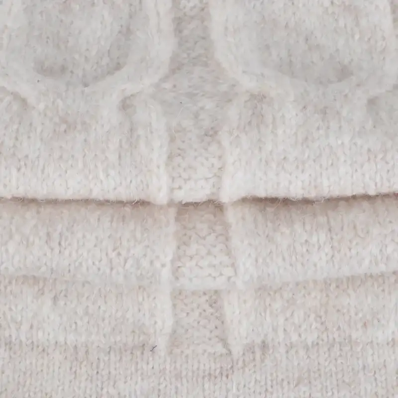 China Yarn for Open Cardigan (Sweater),Half-Zipper Cardigan (Sweater),Knitted Jacket (Sweater),Round Neck Pullover (Sweater),Women's Pants (Sweater) Mossy Yarn Fancy Yarn Recycled Polyester Polyester Acrylic Wool Elastane Ivory color buy from China wholesaler bulk order at wholesale price free worldwide shipping Alibaba