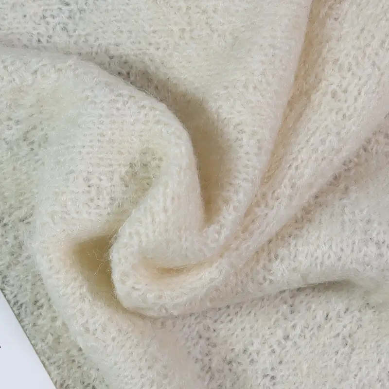 China Yarn for Full-Zipper Cardigan (Sweater),Half-Zipper Cardigan (Sweater),Knitted Jacket (Sweater),Round Neck Pullover (Sweater) Mossy Yarn Fancy Yarn Acrylic Recycled Polyester Spandex Cream color buy from China wholesaler bulk order at wholesale price free worldwide shipping Alibaba