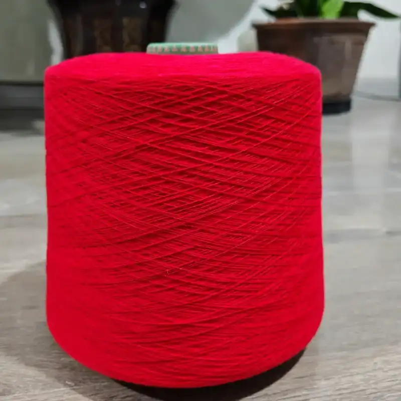 China Yarn for Ladies Vest (Sweater),Skirt (Sweater) Ring Spun Regular Yarn Cotton red color buy from China wholesaler bulk order at wholesale price free worldwide shipping Alibaba