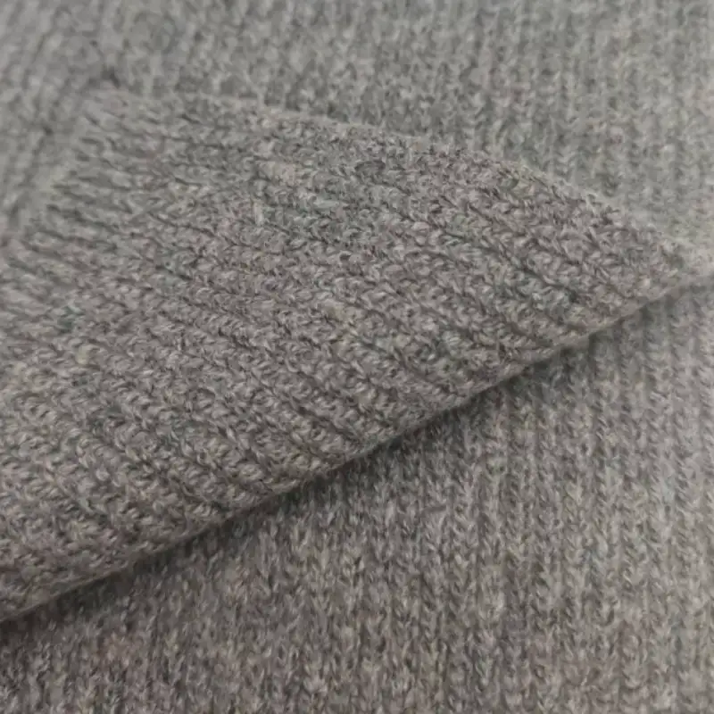 China Yarn for Open Cardigan (Sweater),Full-Zipper Cardigan (Sweater),Half-Zipper Cardigan (Sweater) Mossy Yarn Fancy Yarn BCI Cotton Recycled Polyester Gray color buy from China wholesaler bulk order at wholesale price free worldwide shipping Alibaba