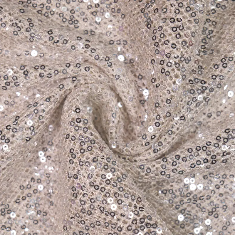 China Fabric for Skirt,Interlining Mesh Knit Fabric Polyester Cotton Beige color buy from China wholesaler bulk order at wholesale price free worldwide shipping Alibaba