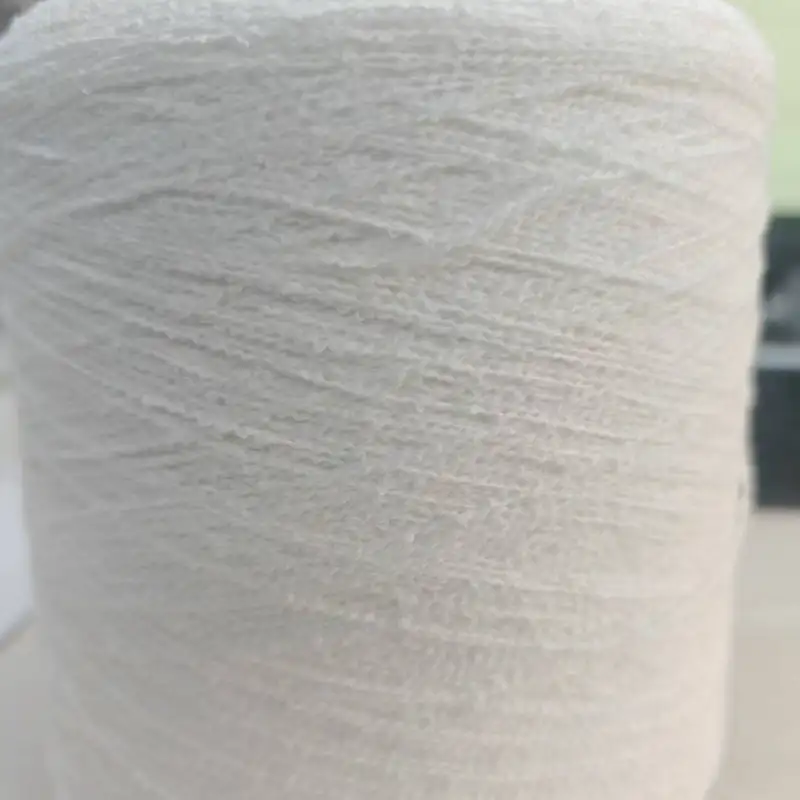 China Yarn for Men’s Vest (Sweater),Open Cardigan (Sweater),Full-Zipper Cardigan (Sweater),Half-Zipper Cardigan (Sweater) Core Spun Yarn Regular Yarn Polyester Cotton white color buy from China wholesaler bulk order at wholesale price free worldwide shipping Alibaba