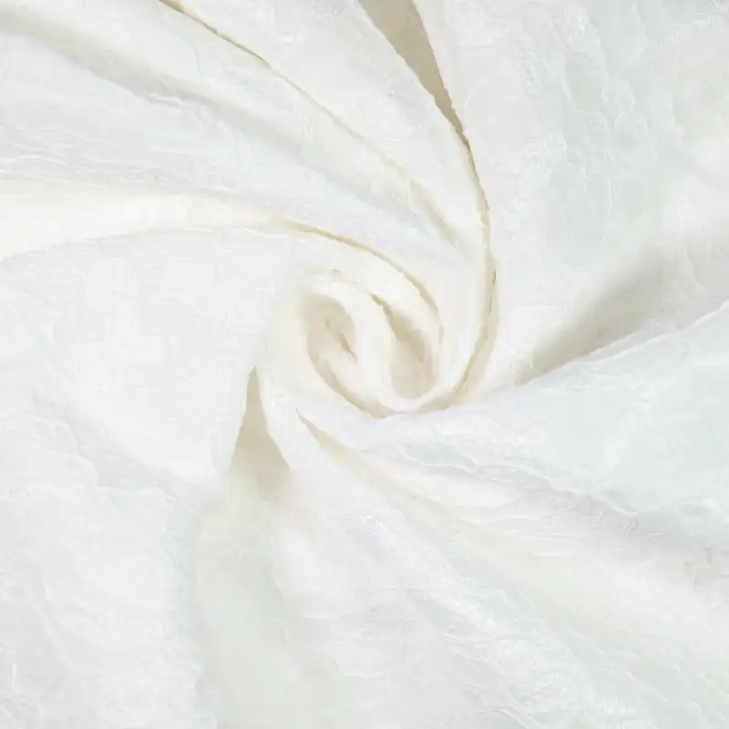 China Fabric for Skirt,Backless Beach Dress,Kids Lace Trim Dress Lace Knit Fabric Cotton Nylon Rayon white color buy from China wholesaler bulk order at wholesale price free worldwide shipping Alibaba