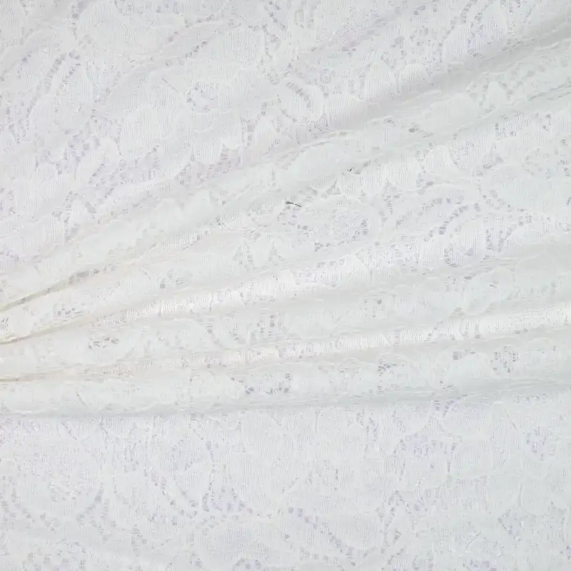 China Fabric for Backless Beach Dress,Lace-Up V-Neck Crop Top,Ladies Pleated Lace Shorts Lace Knit Fabric Cotton Nylon white color buy from China wholesaler bulk order at wholesale price free worldwide shipping Alibaba