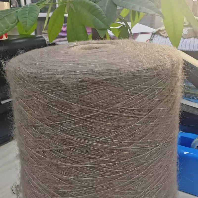 China Yarn for Open Cardigan (Sweater),Full-Zipper Cardigan (Sweater),Half-Zipper Cardigan (Sweater) Mossy Yarn Fancy Yarn Acrylic Polyester Spandex light tan color buy from China wholesaler bulk order at wholesale price free worldwide shipping Alibaba