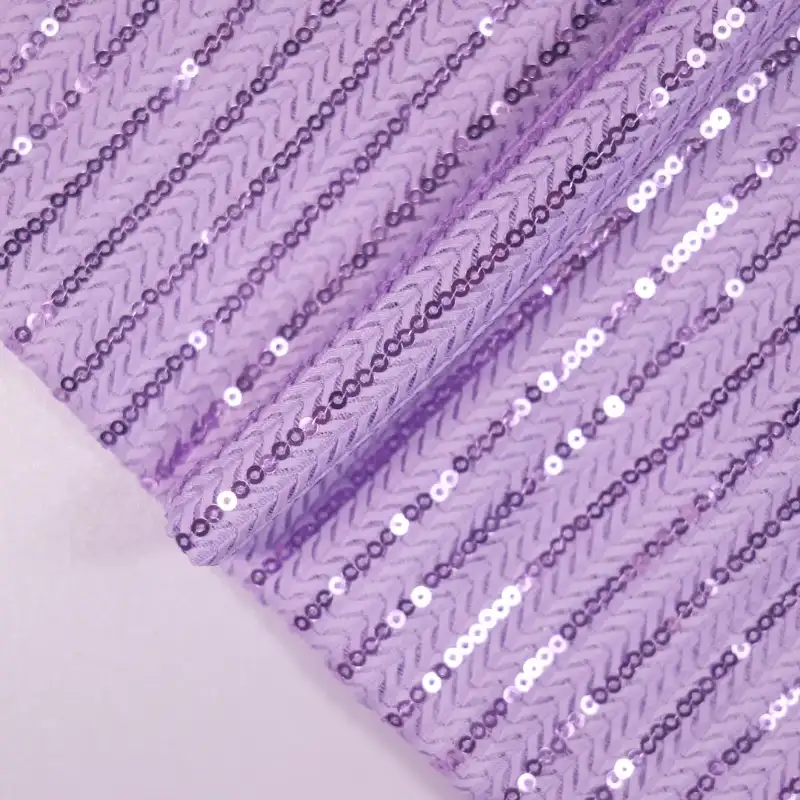 China Fabric for Skirt,Ruffle Tier Mini Skirt Mesh Knit Fabric Polyester Purple color buy from China wholesaler bulk order at wholesale price free worldwide shipping Alibaba