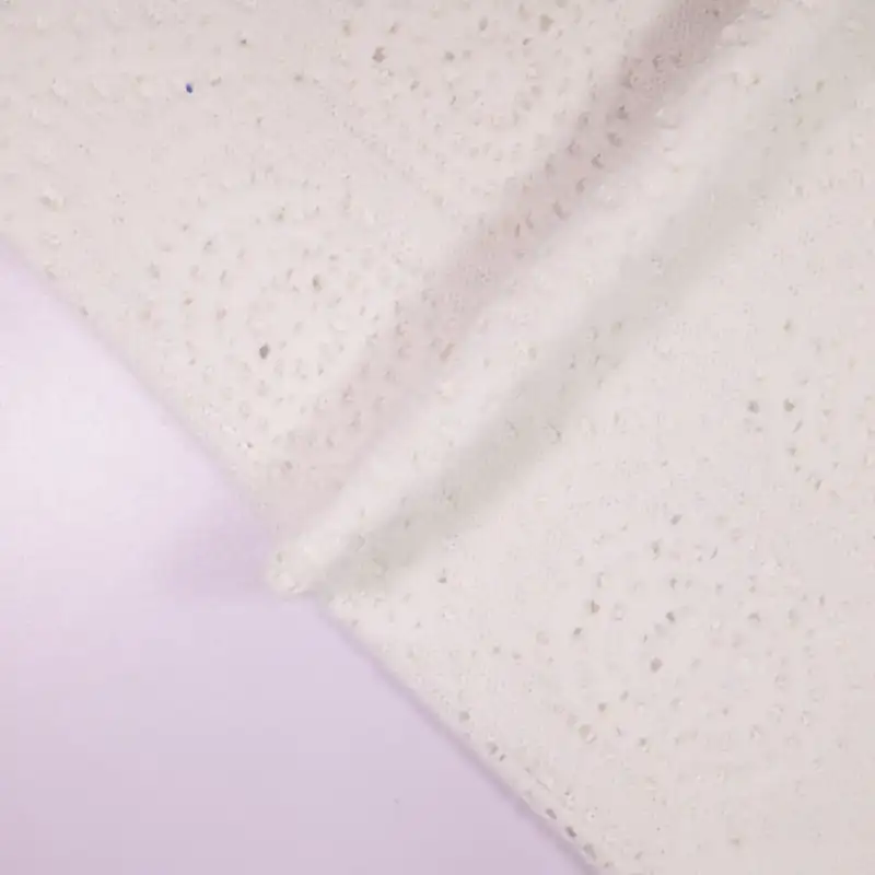 China Fabric for Skirt,Ladies Long Ruffle A-Line Skirt,Kids Peter Pan Collar Dress Mesh Knit Fabric Cotton Polyester white color buy from China wholesaler bulk order at wholesale price free worldwide shipping Alibaba