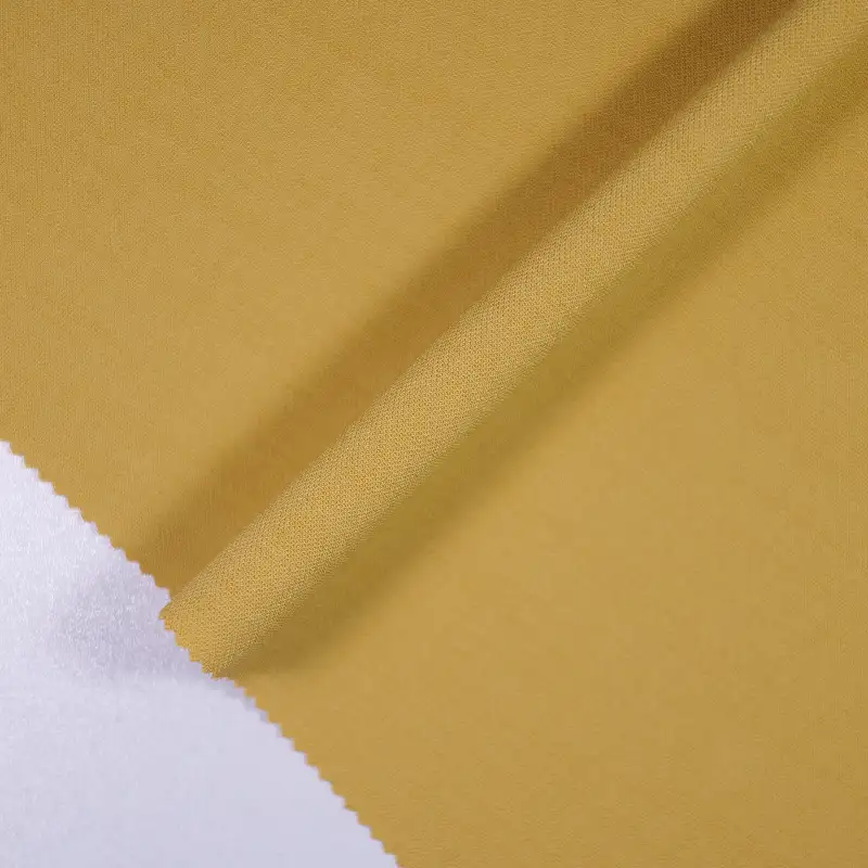 China Fabric for Shirt,Pants,Blouse,Crop Top Chiffon Synthetic Woven Fabric Polyester yellow color buy from China wholesaler bulk order at wholesale price free worldwide shipping Alibaba