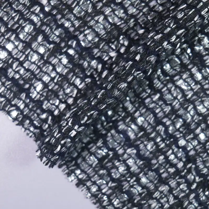 China Fabric for Jackets,Blazer,Skirt Woolen Tweed Woolen Polyester Cotton BLACK color buy from China wholesaler bulk order at wholesale price free worldwide shipping Alibaba