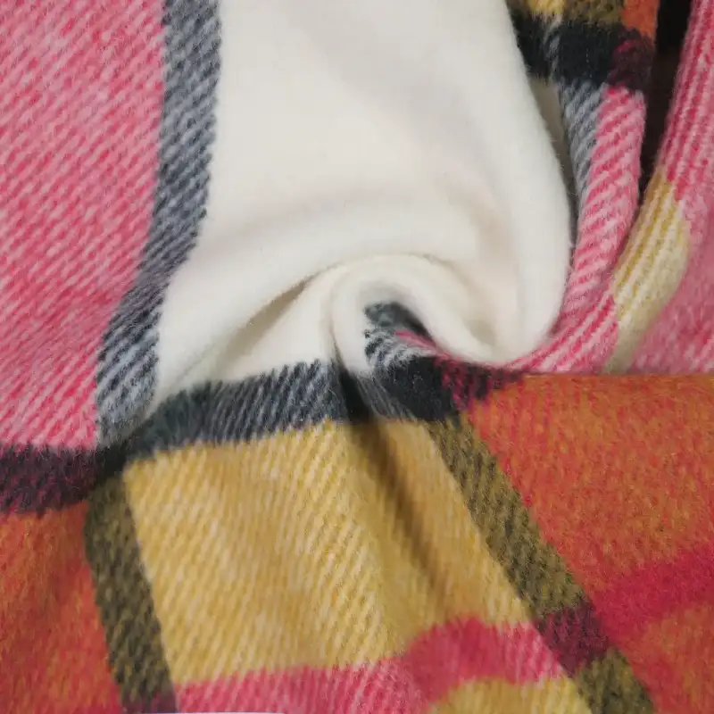 China Fabric for Jackets,Blazer,Skirt,Trench Coat Woolen Tweed Woolen Polyester Acrylic Wool Other red white color buy from China wholesaler bulk order at wholesale price free worldwide shipping Alibaba