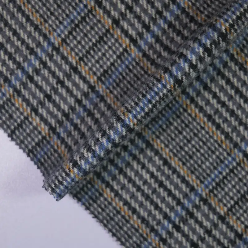 China Fabric for Jackets,Blazer,Overcoat Woolen Tweed Woolen Chemical Fiber Wool BLACK color buy from China wholesaler bulk order at wholesale price free worldwide shipping Alibaba