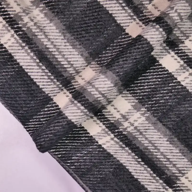 China Fabric for Shirt,Big Pockets Shirt Dress,V-Neck Short Sleeve Shirt V Yarn Dyed Check Synthetic Woven Fabric Polyester dark grey color buy from China wholesaler bulk order at wholesale price free worldwide shipping Alibaba