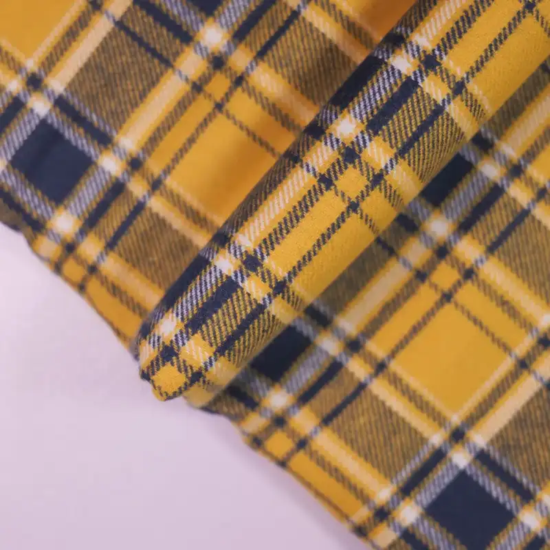 China Fabric for Shirt,Blazer,Overcoat,Uniform Yarn Dyed Check Natural Woven Fabric Cotton yellow-blue color buy from China wholesaler bulk order at wholesale price free worldwide shipping Alibaba