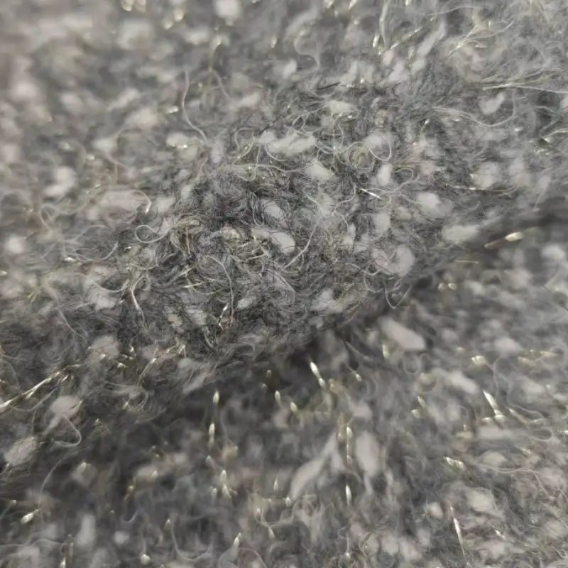 China Yarn for Open Cardigan (Sweater),Full-Zipper Cardigan (Sweater),Half-Zipper Cardigan (Sweater) Mossy Yarn Fancy Yarn Polyester Nylon Wool Spandex Gray color buy from China wholesaler bulk order at wholesale price free worldwide shipping Alibaba