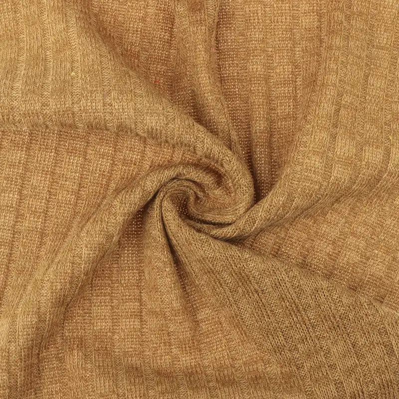 China Fabric for T-Shirt Rib Knit Fabric Polyester Spandex yellow color buy from China wholesaler bulk order at wholesale price free worldwide shipping Alibaba