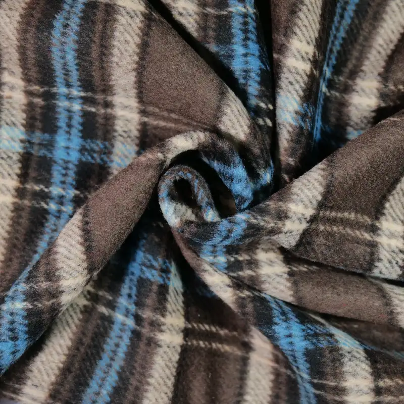 China Fabric for Jackets,Blazer,Overcoat Yarn Dyed Check Synthetic Woven Fabric Polyester Acrylic Chemical Fiber dark brown color buy from China wholesaler bulk order at wholesale price free worldwide shipping Alibaba
