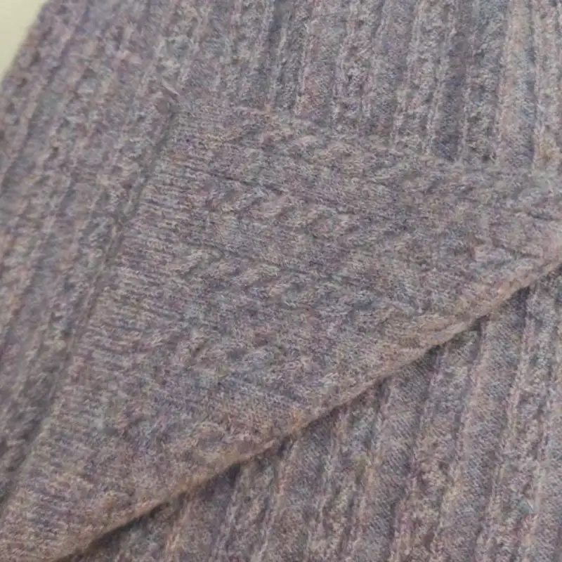 China Yarn for Open Cardigan (Sweater),Knitted Jacket (Sweater),Hoodie  (Sweater) Mossy Yarn Fancy Yarn Recycled Polyester Polyester Wool Spandex Purple Flower color buy from China wholesaler bulk order at wholesale price free worldwide shipping Alibaba