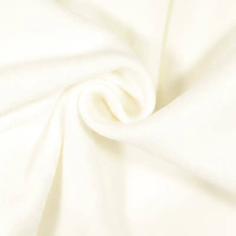 China Fabric for Hoodie,Flare Leggings,Boys Sweatshirt and Joggers Set Fleece Knit Fabric Cotton white color buy from China wholesaler bulk order at wholesale price free worldwide shipping Alibaba