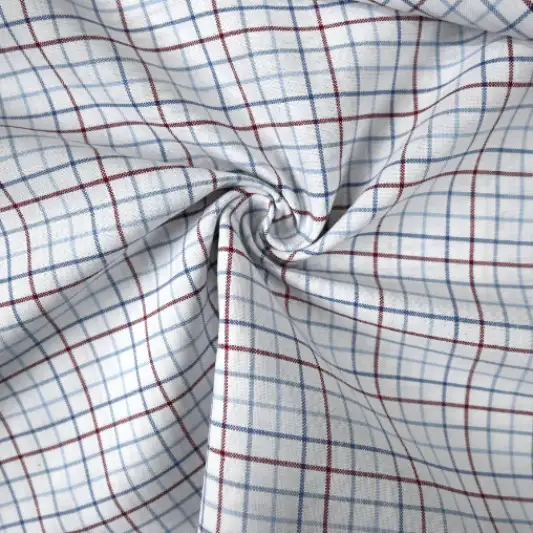 India Fabric for Shirt Cotton YD Twill Natural Woven Fabric Cotton Multi color Check color buy from India wholesaler bulk order at wholesale price free worldwide shipping Alibaba