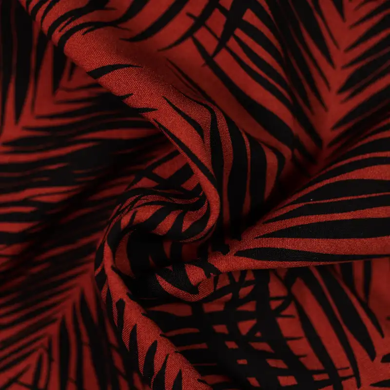 China Fabric for Shirt,Backless Beach Dress,Sleeveless Puffy Mini Dress Twill Synthetic Woven Fabric Rayon dark red black color buy from China wholesaler bulk order at wholesale price free worldwide shipping Alibaba