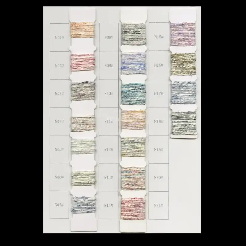 China Yarn for Ladies Vest (Sweater),Open Cardigan (Sweater),Crew Neck Pullover (Sweater),Crop Top Pullover (Sweater),Hoodie  (Sweater),Dresses (Cardigan Open) (Sweater),Roll Neck Jumper (Sweater),U-Neck Cardigan (Sweater) Slub Yarn Fancy Yarn Linen Cotton Acrylic Colorful color buy from China wholesaler bulk order at wholesale price free worldwide shipping Alibaba